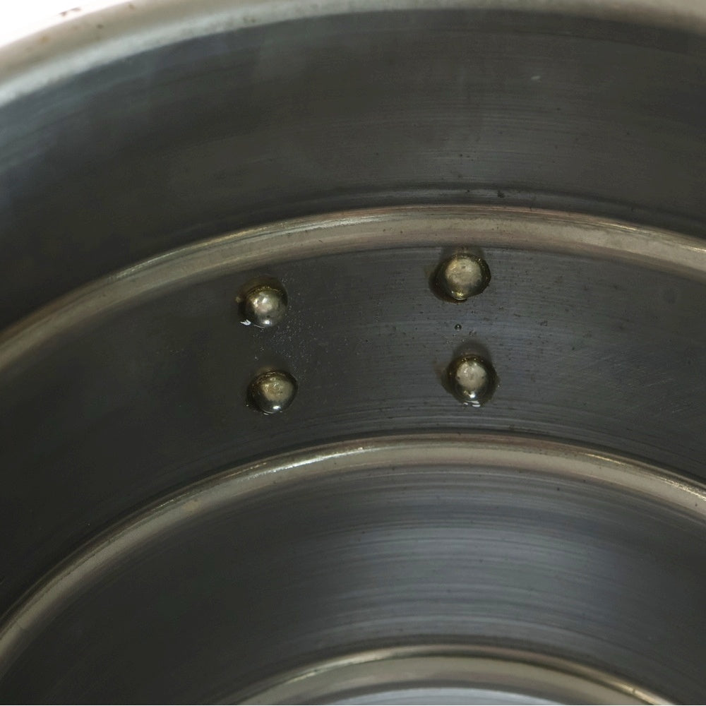 m&m(エムアンドエム) ×MASSES POT TYPE 1 - Chrysails STEEL / MEDIUM マシス クリサリス 鉄鉢 ポット シルバー