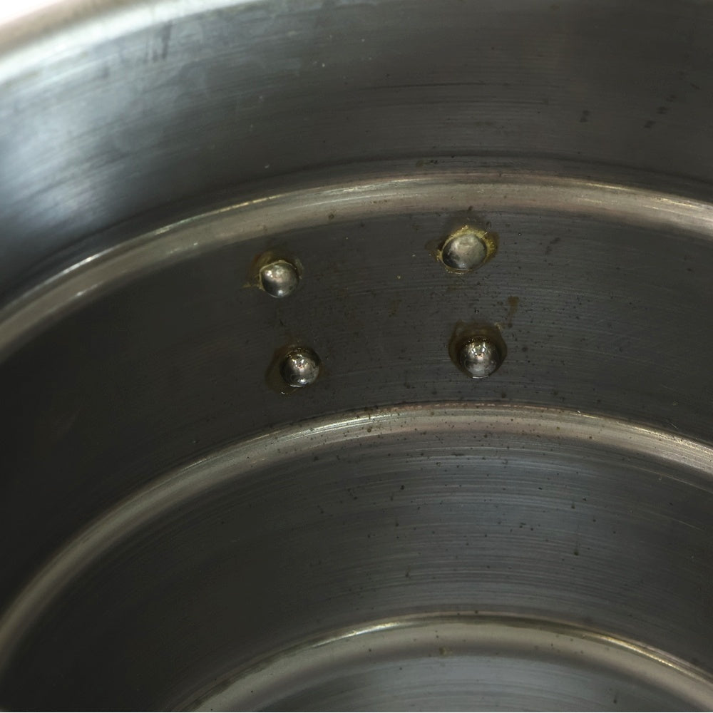 m&m(エムアンドエム) ×MASSES POT TYPE 1 - Chrysails STEEL / MEDIUM マシス クリサリス 鉄鉢 ポット シルバー