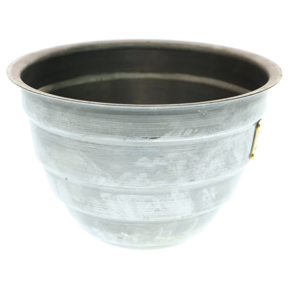 m&m(エムアンドエム) ×MASSES POT TYPE 4 - TERMIT STEEL / MEDIUM マシス ターミット 鉄鉢 ポット シルバー