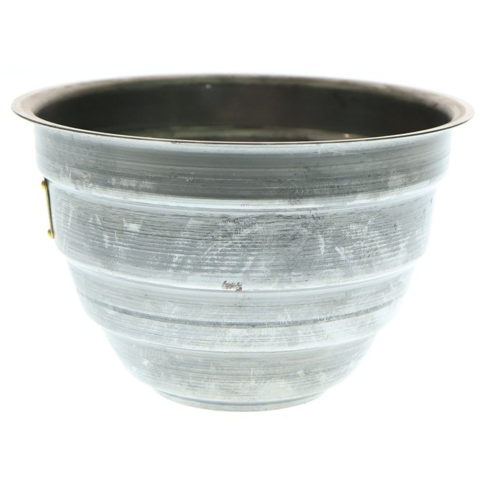 m&m(エムアンドエム) ×MASSES POT TYPE 4 - TERMIT STEEL / MEDIUM マシス ターミット 鉄鉢 ポット シルバー