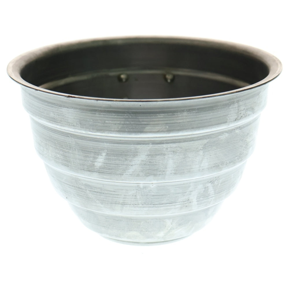 m&m(エムアンドエム) ×MASSES POT TYPE 4 - TERMIT STEEL / MEDIUM マシス ターミット 鉄鉢 ポット シルバー