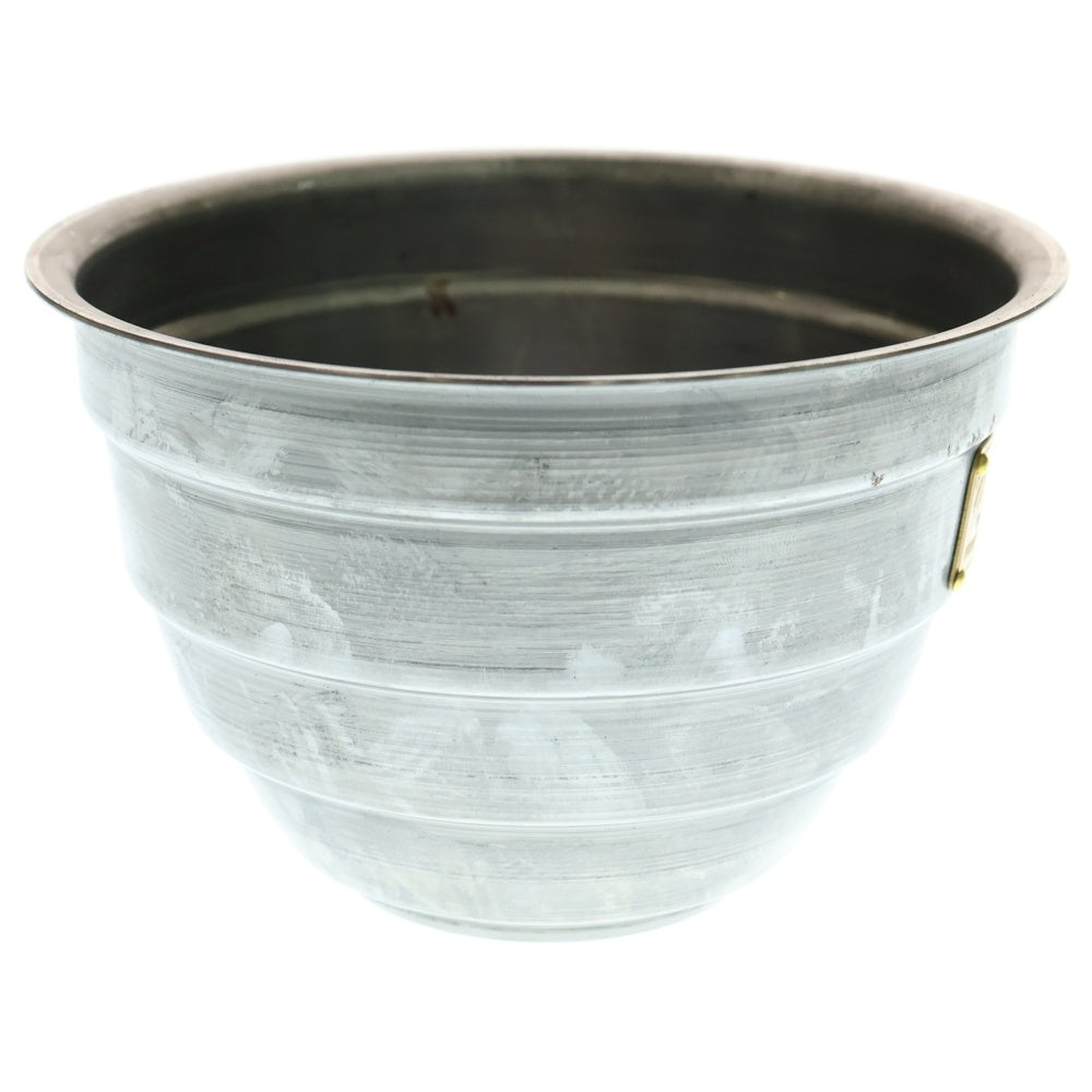 m&m(エムアンドエム) ×MASSES POT TYPE 4 - TERMIT STEEL / MEDIUM マシス ターミット 鉄鉢 ポット シルバー