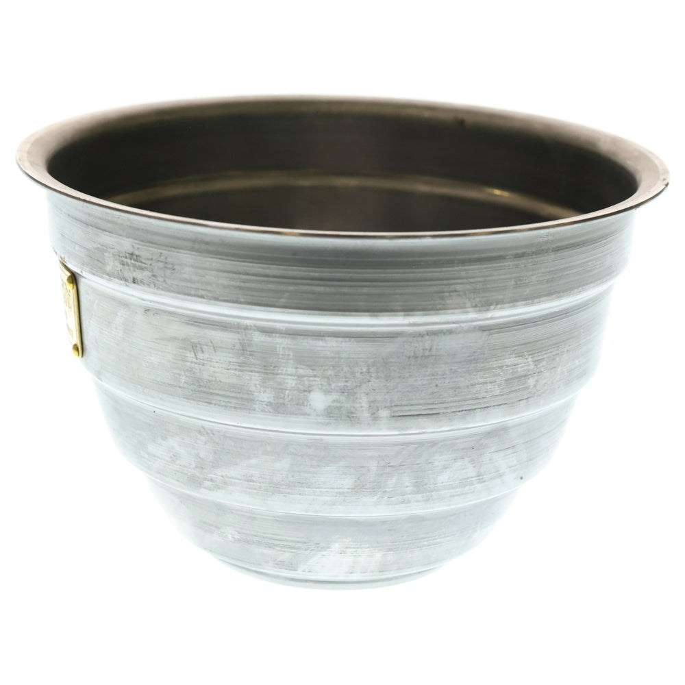 m&m(エムアンドエム) ×MASSES POT TYPE 4 - TERMIT STEEL / MEDIUM マシス ターミット 鉄鉢 ポット シルバー