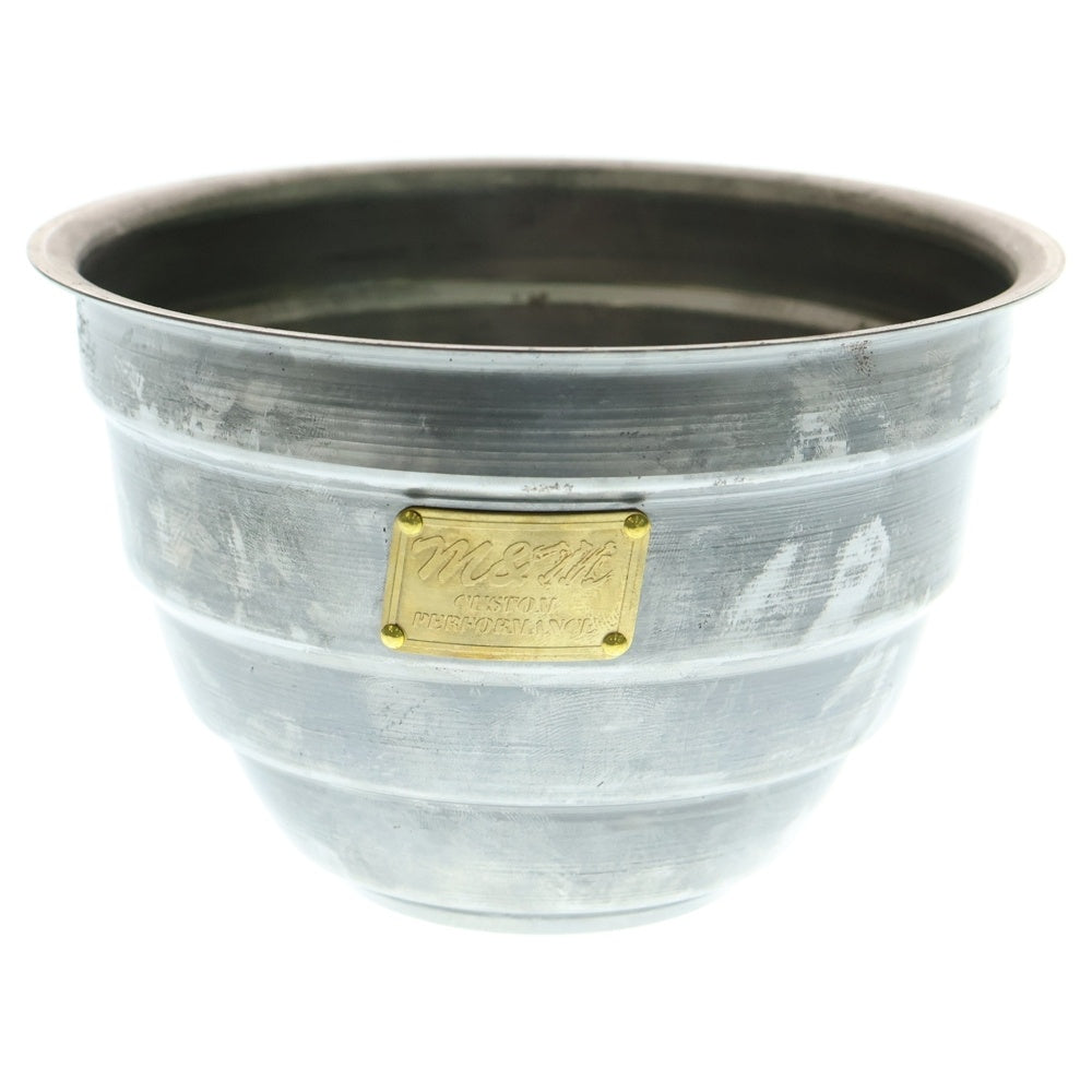 m&m(エムアンドエム) ×MASSES POT TYPE 4 - TERMIT STEEL / MEDIUM マシス ターミット 鉄鉢 ポット シルバー
