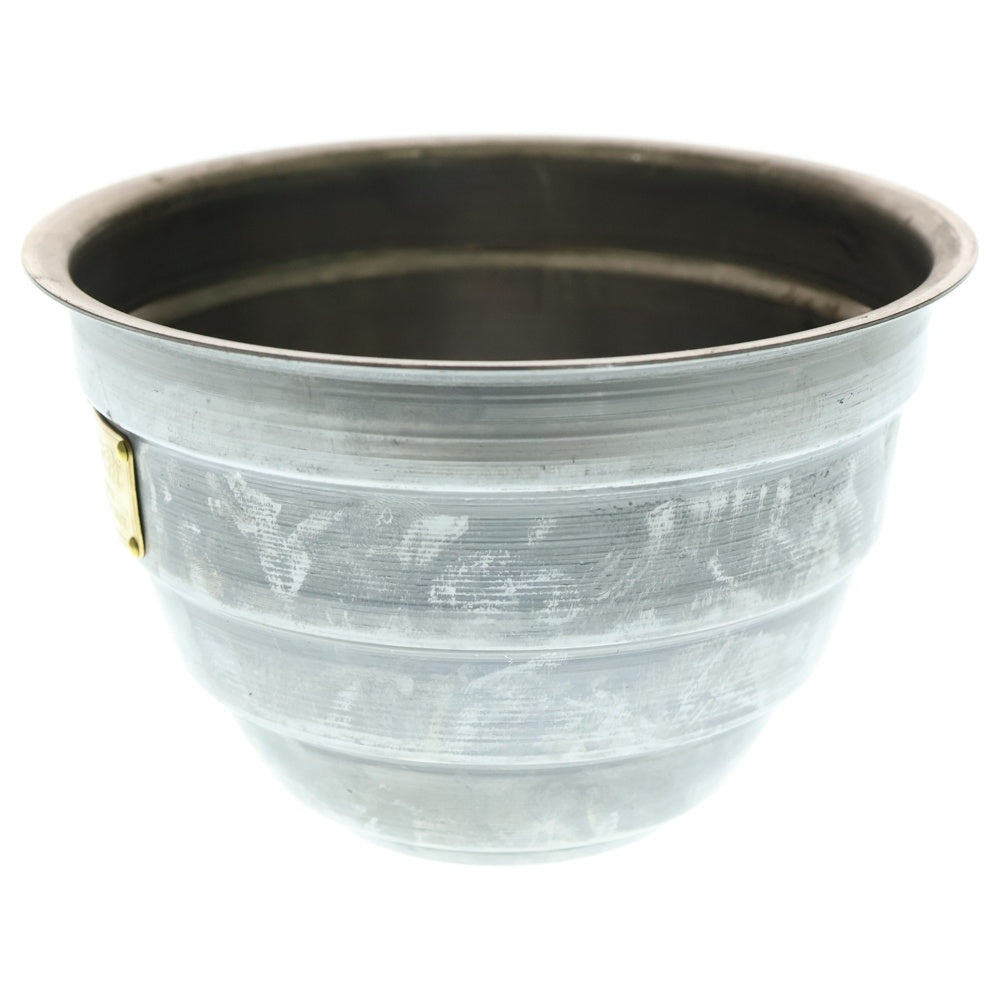 m&m(エムアンドエム) ×MASSES POT TYPE 4 - TERMIT STEEL / MEDIUM マシス ターミット 鉄鉢 ポット シルバー