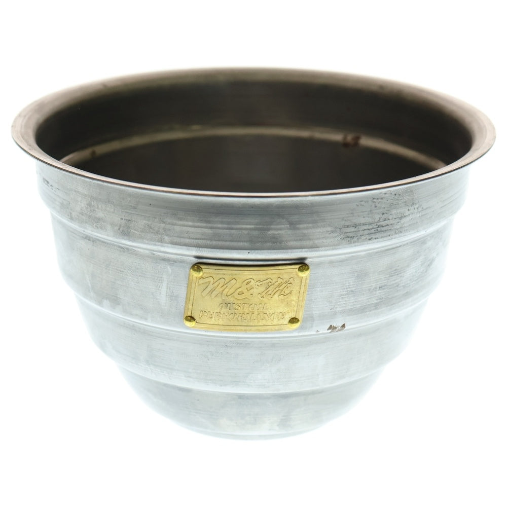 m&m(エムアンドエム) ×MASSES POT TYPE 4 - TERMIT STEEL / MEDIUM マシス ターミット 鉄鉢 ポット シルバー