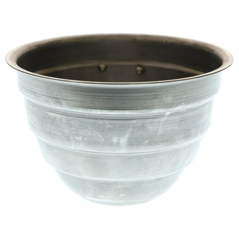 m&m(エムアンドエム) ×MASSES POT TYPE 4 - TERMIT STEEL / MEDIUM マシス ターミット 鉄鉢 ポット シルバー