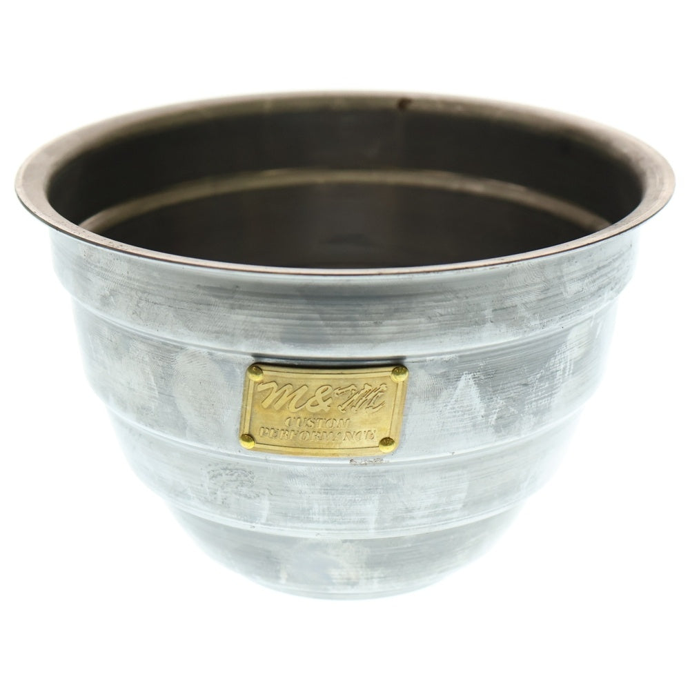 m&m(エムアンドエム) ×MASSES POT TYPE 4 - TERMIT STEEL / MEDIUM マシス ターミット 鉄鉢 ポット シルバー