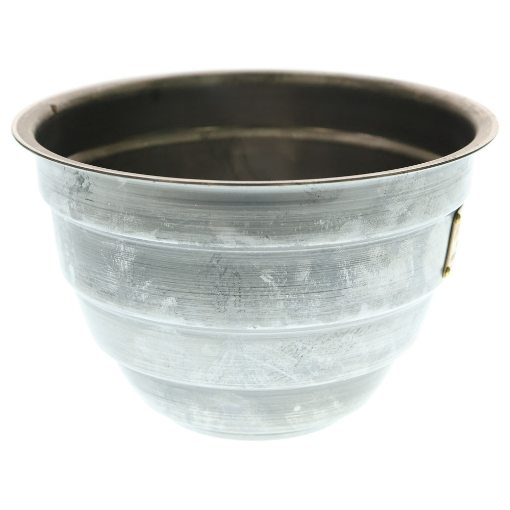 m&m(エムアンドエム) ×MASSES POT TYPE 4 - TERMIT STEEL / MEDIUM マシス ターミット 鉄鉢 ポット シルバー