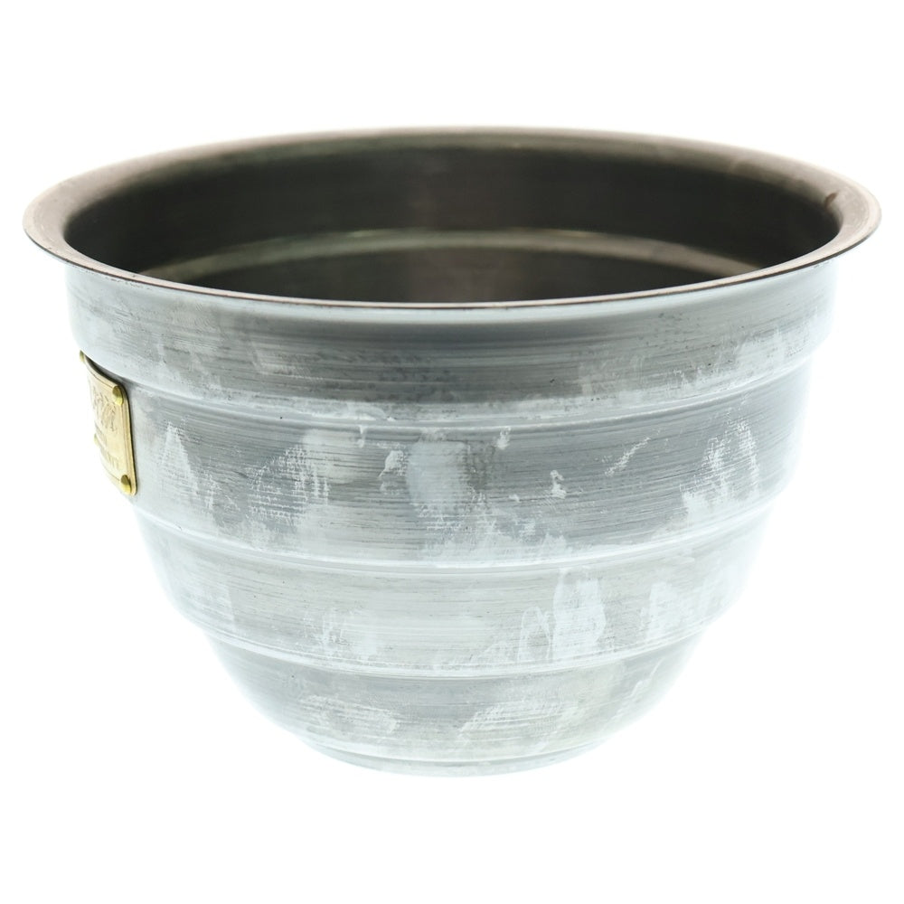 m&m(エムアンドエム) ×MASSES POT TYPE 4 - TERMIT STEEL / MEDIUM マシス ターミット 鉄鉢 ポット シルバー