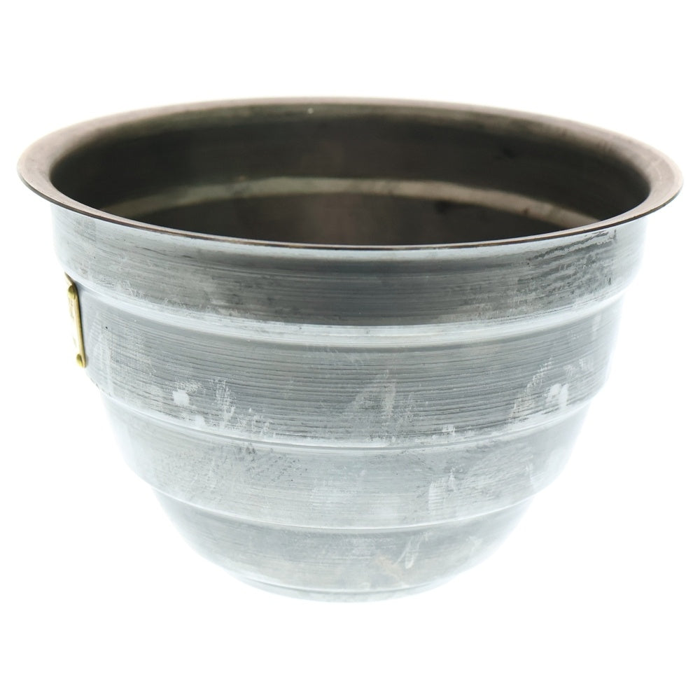 m&m(エムアンドエム) ×MASSES POT TYPE 4 - TERMIT STEEL / MEDIUM マシス ターミット 鉄鉢 ポット シルバー