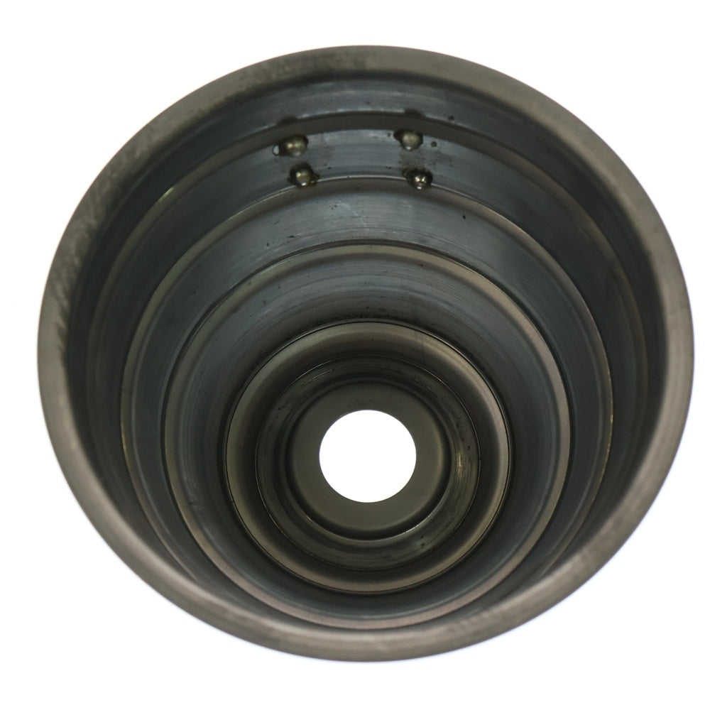 m&m(エムアンドエム) ×MASSES POT TYPE 4 - TERMIT STEEL / MEDIUM マシス ターミット 鉄鉢 ポット シルバー