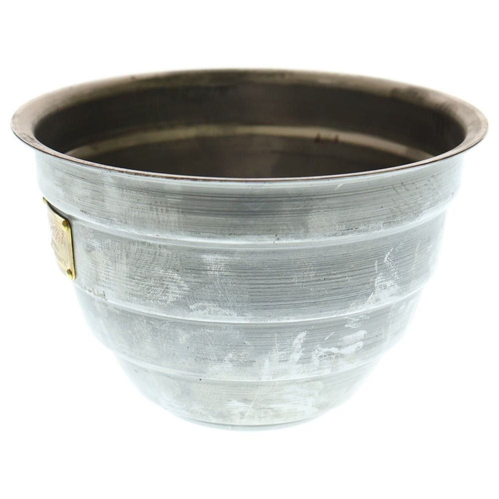 m&m(エムアンドエム) ×MASSES POT TYPE 4 - TERMIT STEEL / MEDIUM マシス ターミット 鉄鉢 ポット シルバー