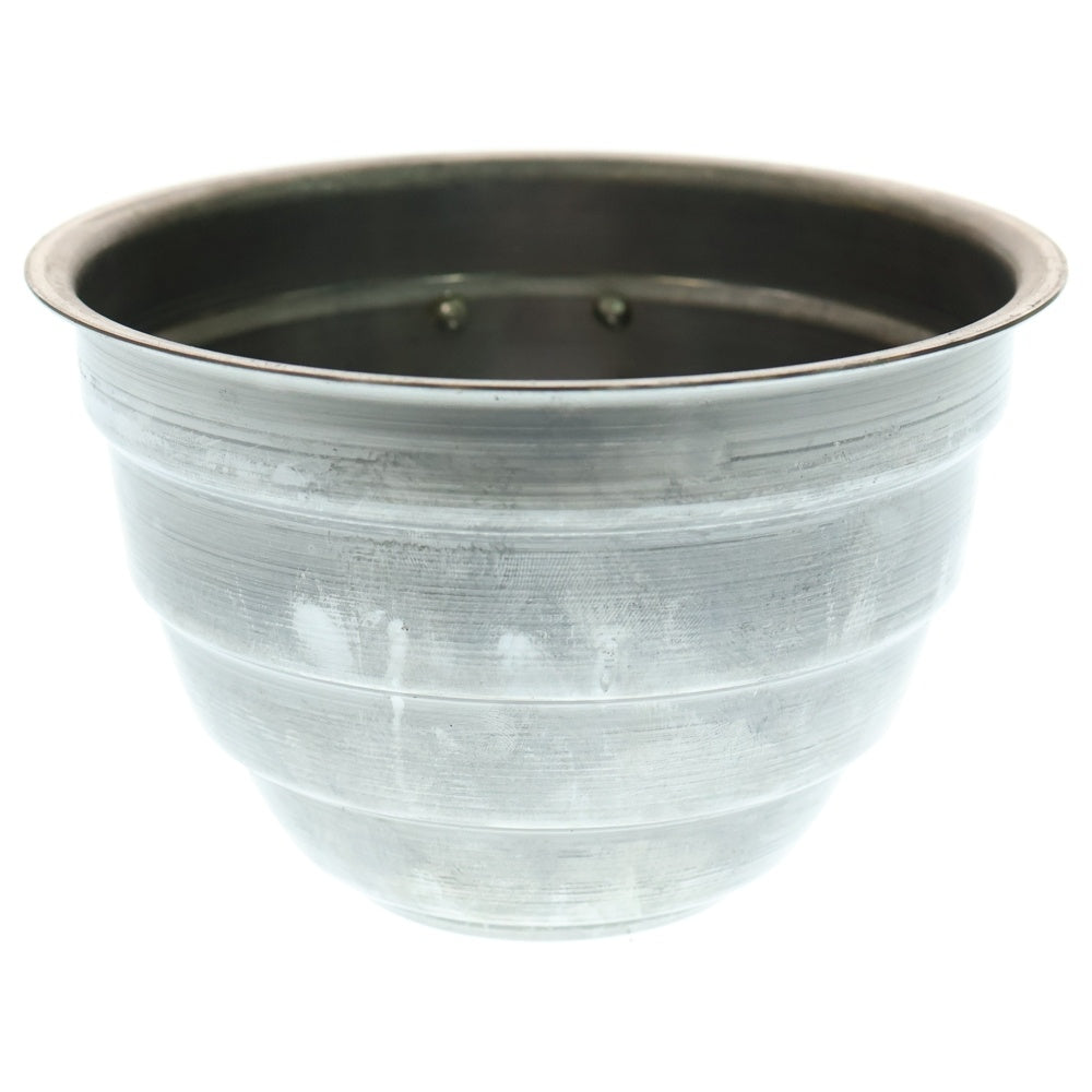 m&m(エムアンドエム) ×MASSES POT TYPE 4 - TERMIT STEEL / MEDIUM マシス ターミット 鉄鉢 ポット シルバー