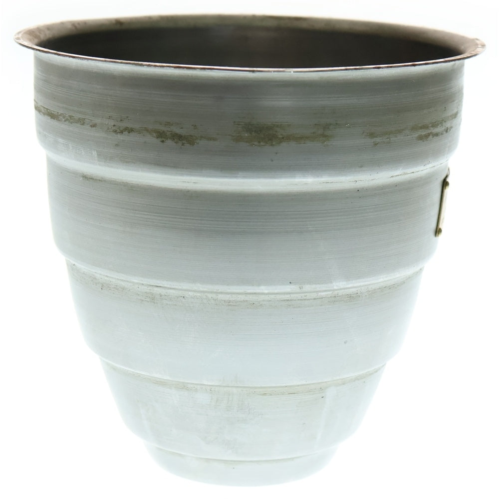 m&m(エムアンドエム) ×MASSES POT TYPE 1 - Chrysails STEEL / MEDIUM マシス クリサリス 鉄鉢 ポット シルバー