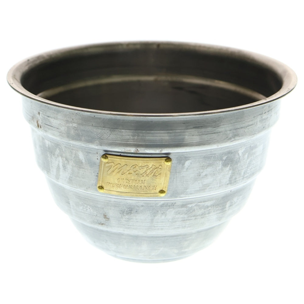 m&m(エムアンドエム) ×MASSES POT TYPE 4 - TERMIT STEEL / MEDIUM マシス ターミット 鉄鉢 ポット シルバー