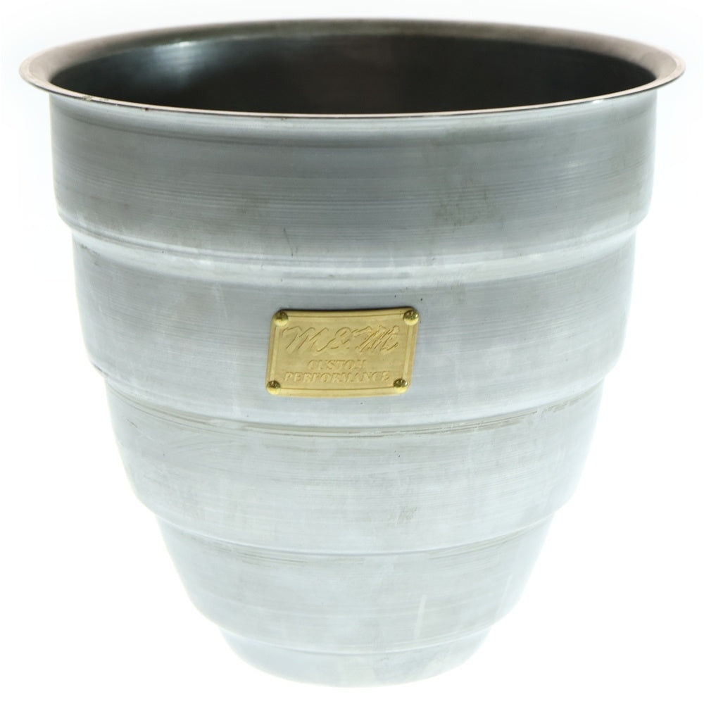 m&m(エムアンドエム) ×MASSES POT TYPE 1 - Chrysails STEEL / MEDIUM マシス クリサリス 鉄鉢 ポット シルバー