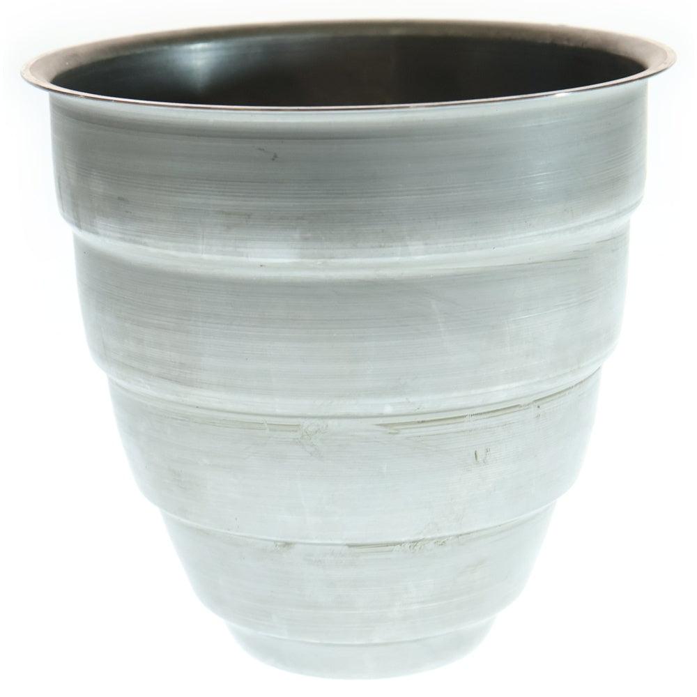 m&m(エムアンドエム) ×MASSES POT TYPE 1 - Chrysails STEEL / MEDIUM マシス クリサリス 鉄鉢 ポット シルバー