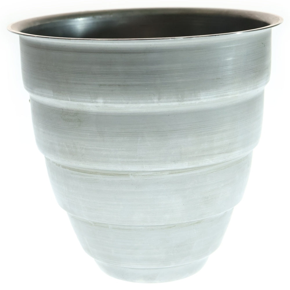 m&m(エムアンドエム) ×MASSES POT TYPE 1 - Chrysails STEEL / MEDIUM マシス クリサリス 鉄鉢 ポット シルバー