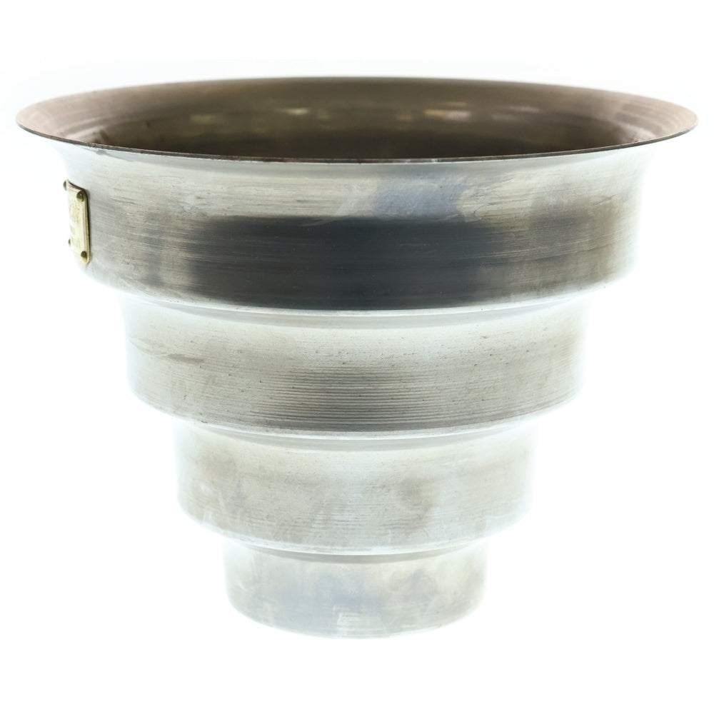 m&m(エムアンドエム) ×MASSES POT TYPE 8 - CLIFF STEEL / MEDIUM マシス クリフ 鉄鉢 ポット シルバー