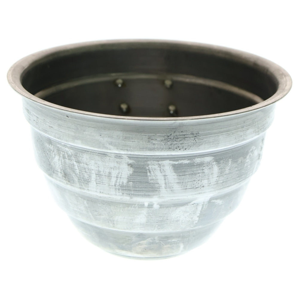 m&m(エムアンドエム) ×MASSES POT TYPE 4 - TERMIT STEEL / MEDIUM マシス ターミット 鉄鉢 ポット シルバー