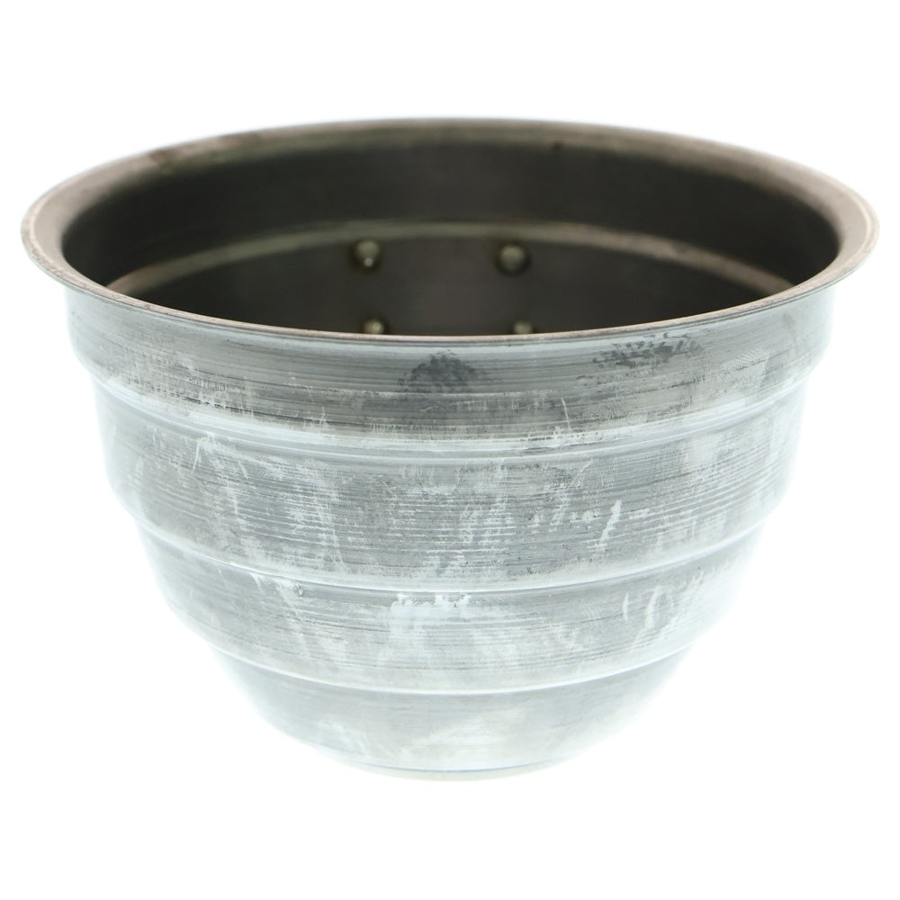 m&m(エムアンドエム) ×MASSES POT TYPE 4 - TERMIT STEEL / MEDIUM マシス ターミット 鉄鉢 ポット シルバー