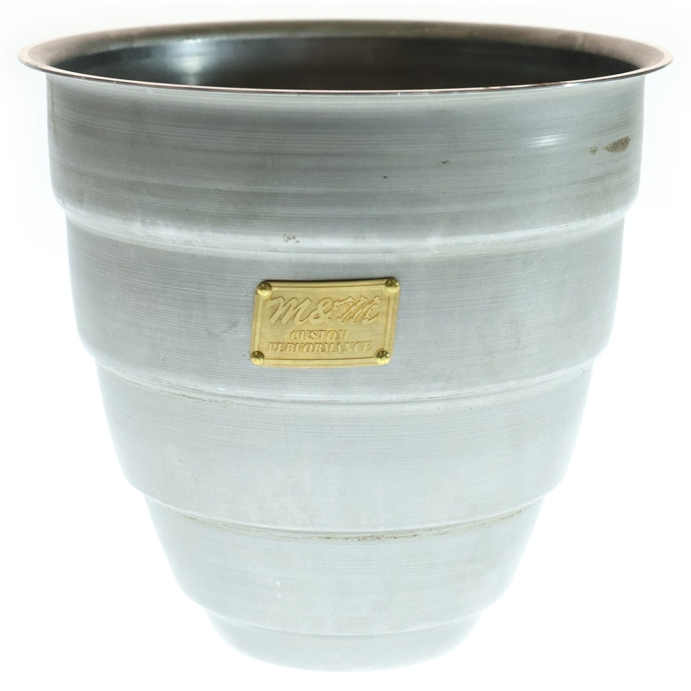 m&m(エムアンドエム) ×MASSES POT TYPE 1 - Chrysails STEEL / MEDIUM マシス クリサリス 鉄鉢 ポット シルバー