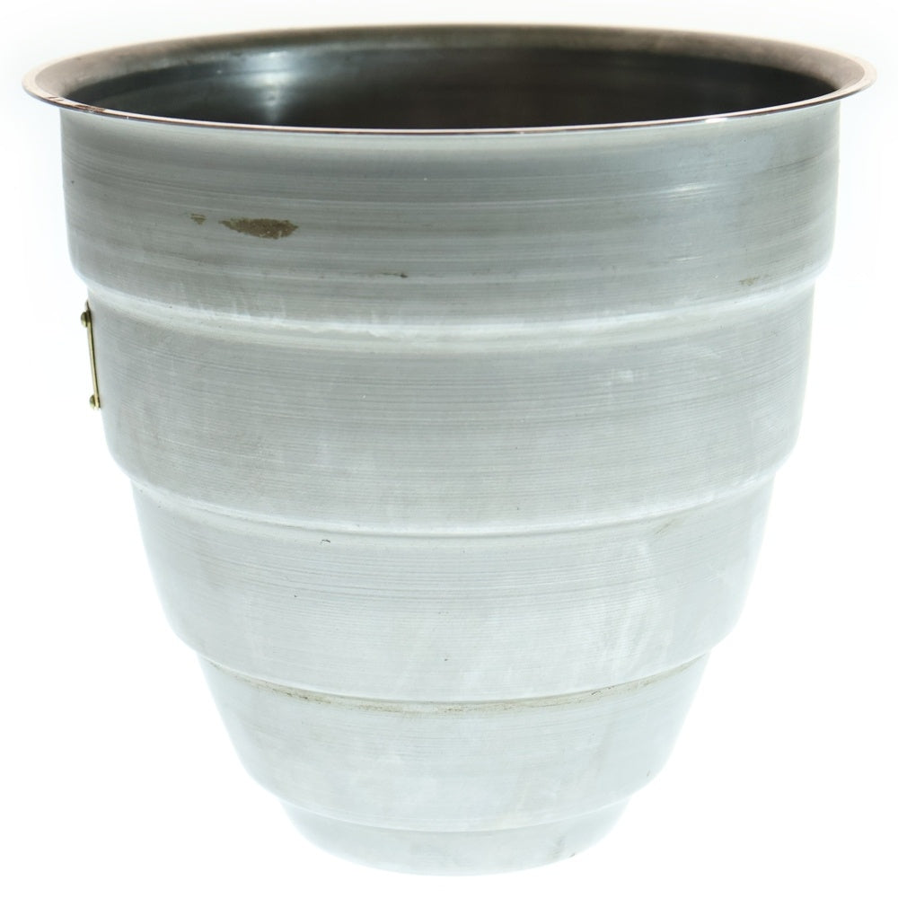 m&m(エムアンドエム) ×MASSES POT TYPE 1 - Chrysails STEEL / MEDIUM マシス クリサリス 鉄鉢 ポット シルバー