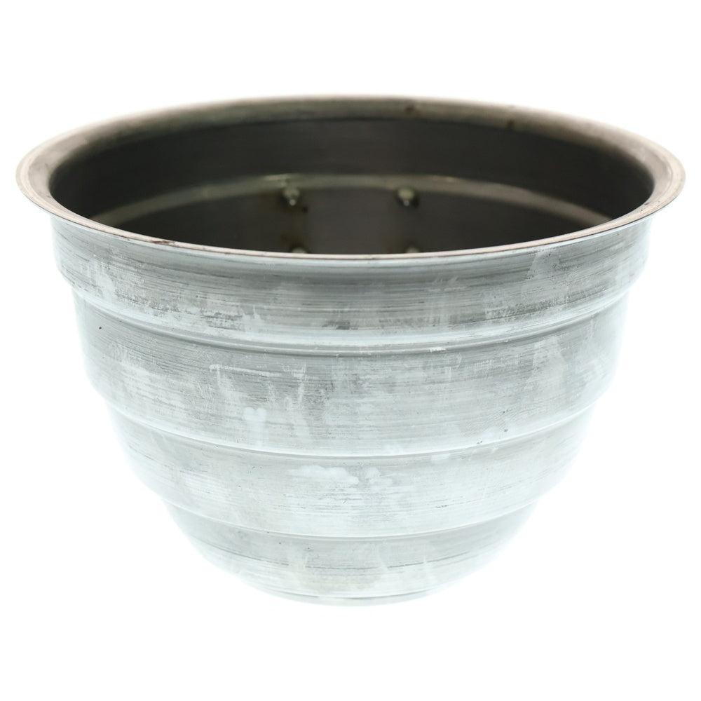 m&m(エムアンドエム) ×MASSES POT TYPE 4 - TERMIT STEEL / MEDIUM マシス ターミット 鉄鉢 ポット シルバー