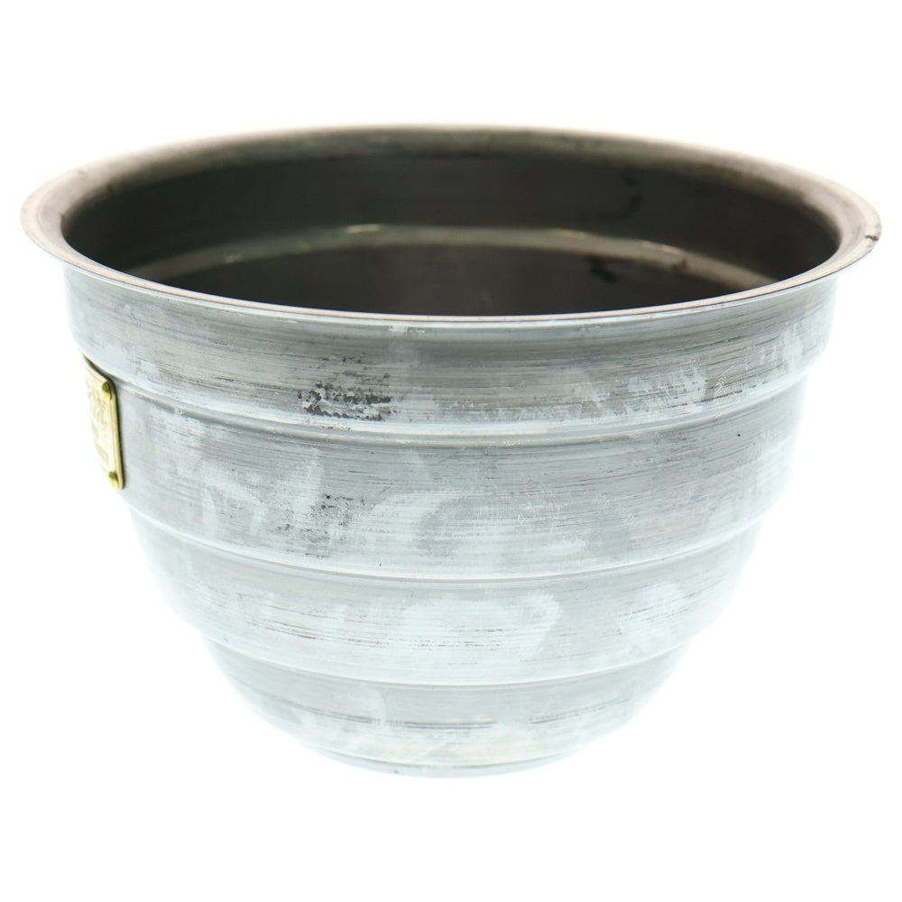 m&m(エムアンドエム) ×MASSES POT TYPE 4 - TERMIT STEEL / MEDIUM マシス ターミット 鉄鉢 ポット シルバー