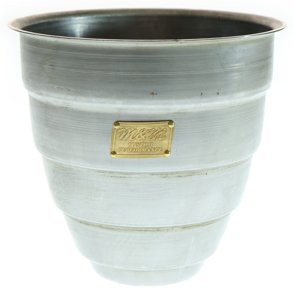 m&m(エムアンドエム) ×MASSES POT TYPE 1 - Chrysails STEEL / MEDIUM マシス クリサリス 鉄鉢 ポット シルバー