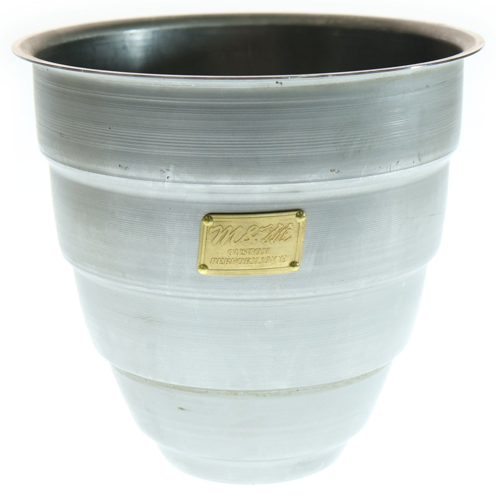 m&m(エムアンドエム) ×MASSES POT TYPE 1 - Chrysails STEEL / MEDIUM マシス クリサリス 鉄鉢 ポット シルバー