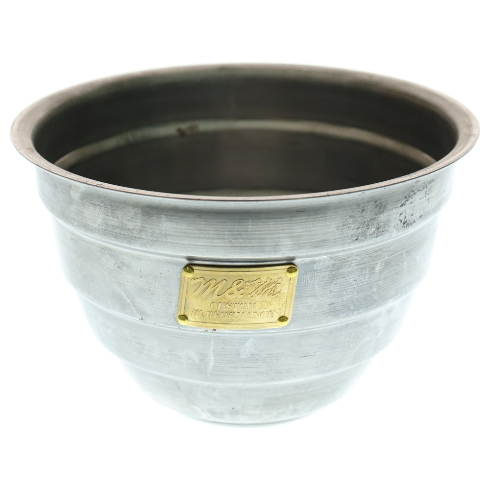 m&m(エムアンドエム) ×MASSES POT TYPE 4 - TERMIT STEEL / MEDIUM マシス ターミット 鉄鉢 ポット シルバー