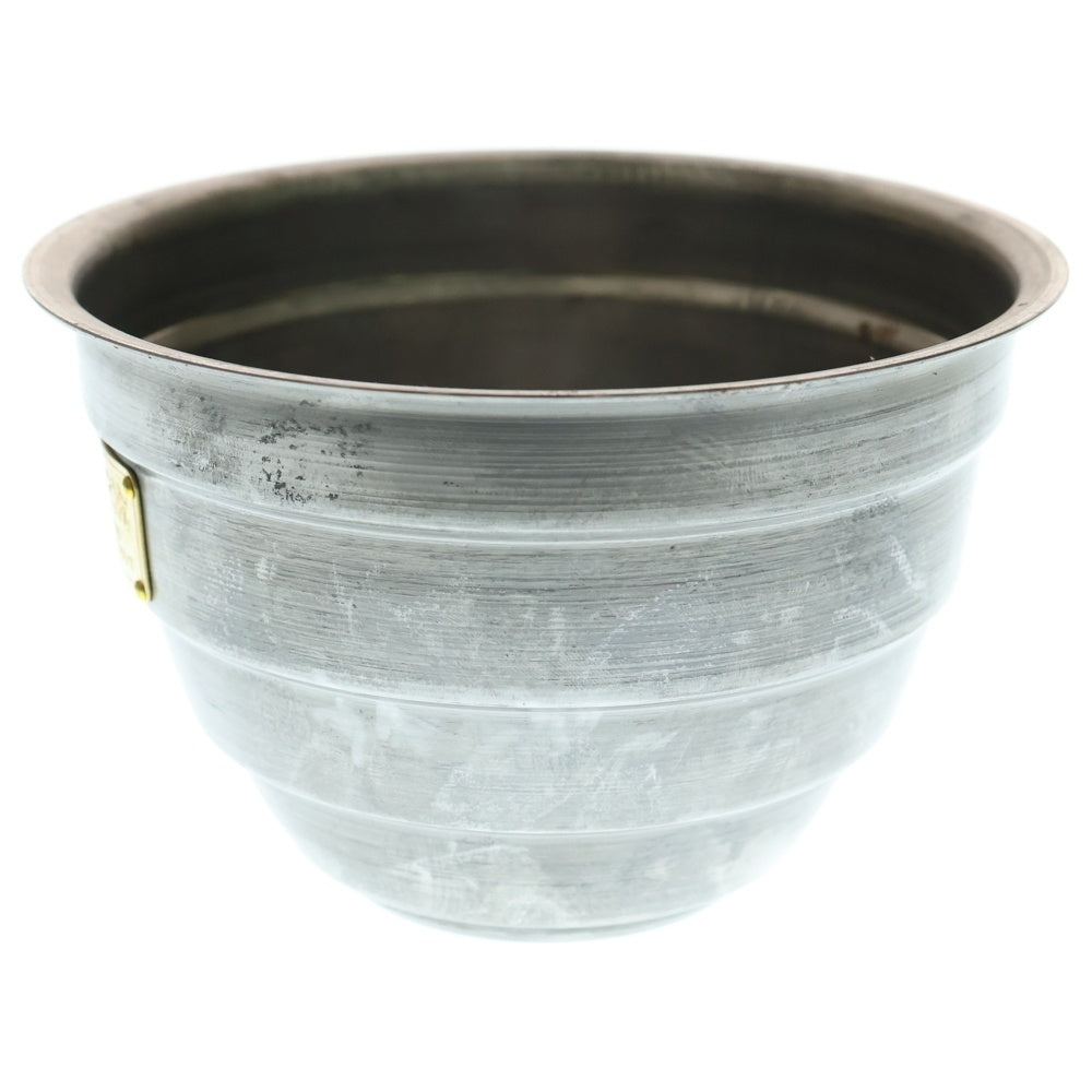 m&m(エムアンドエム) ×MASSES POT TYPE 4 - TERMIT STEEL / MEDIUM マシス ターミット 鉄鉢 ポット シルバー