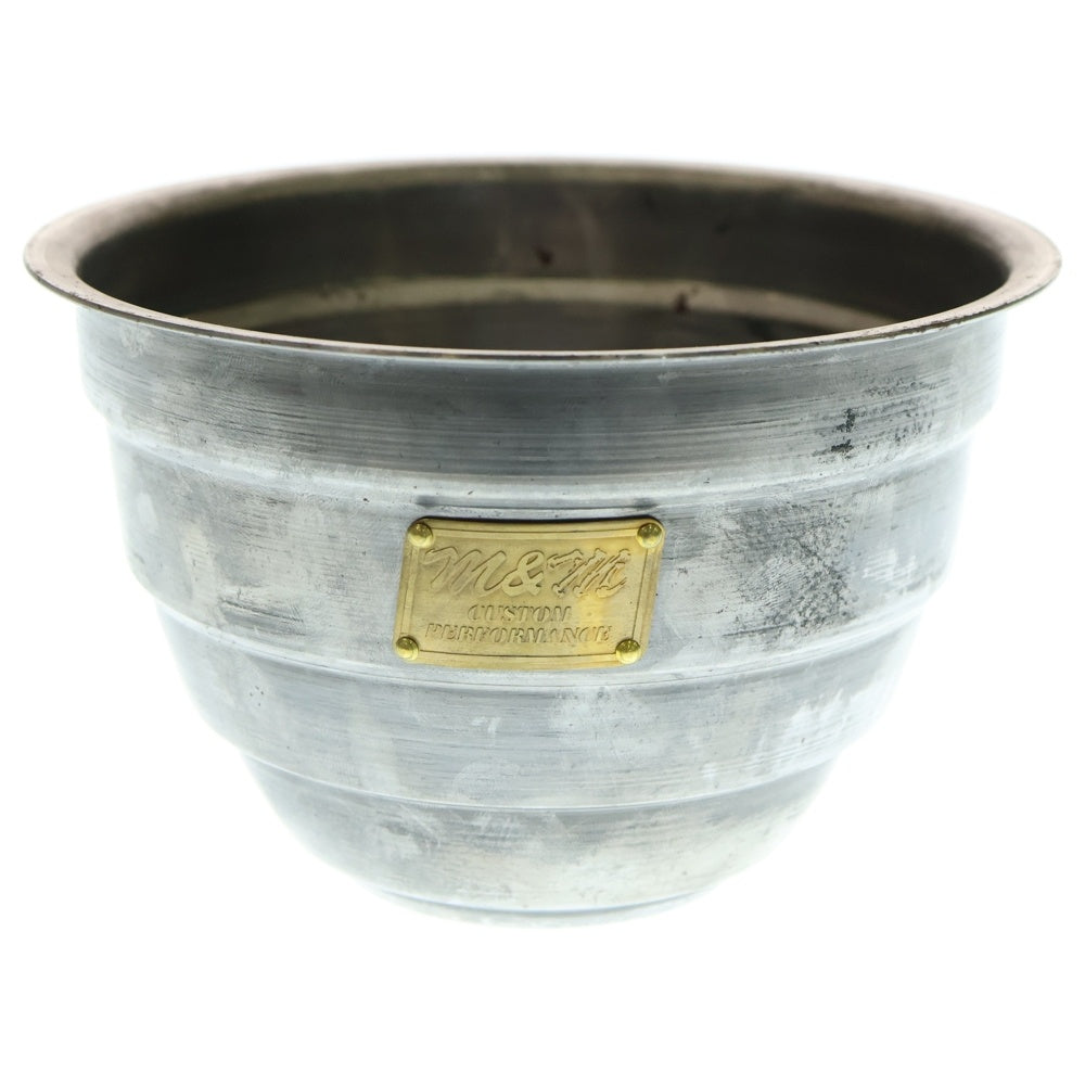 m&m(エムアンドエム) ×MASSES POT TYPE 4 - TERMIT STEEL / MEDIUM マシス ターミット 鉄鉢 ポット シルバー