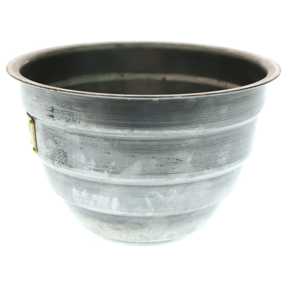 m&m(エムアンドエム) ×MASSES POT TYPE 4 - TERMIT STEEL / MEDIUM マシス ターミット 鉄鉢 ポット シルバー