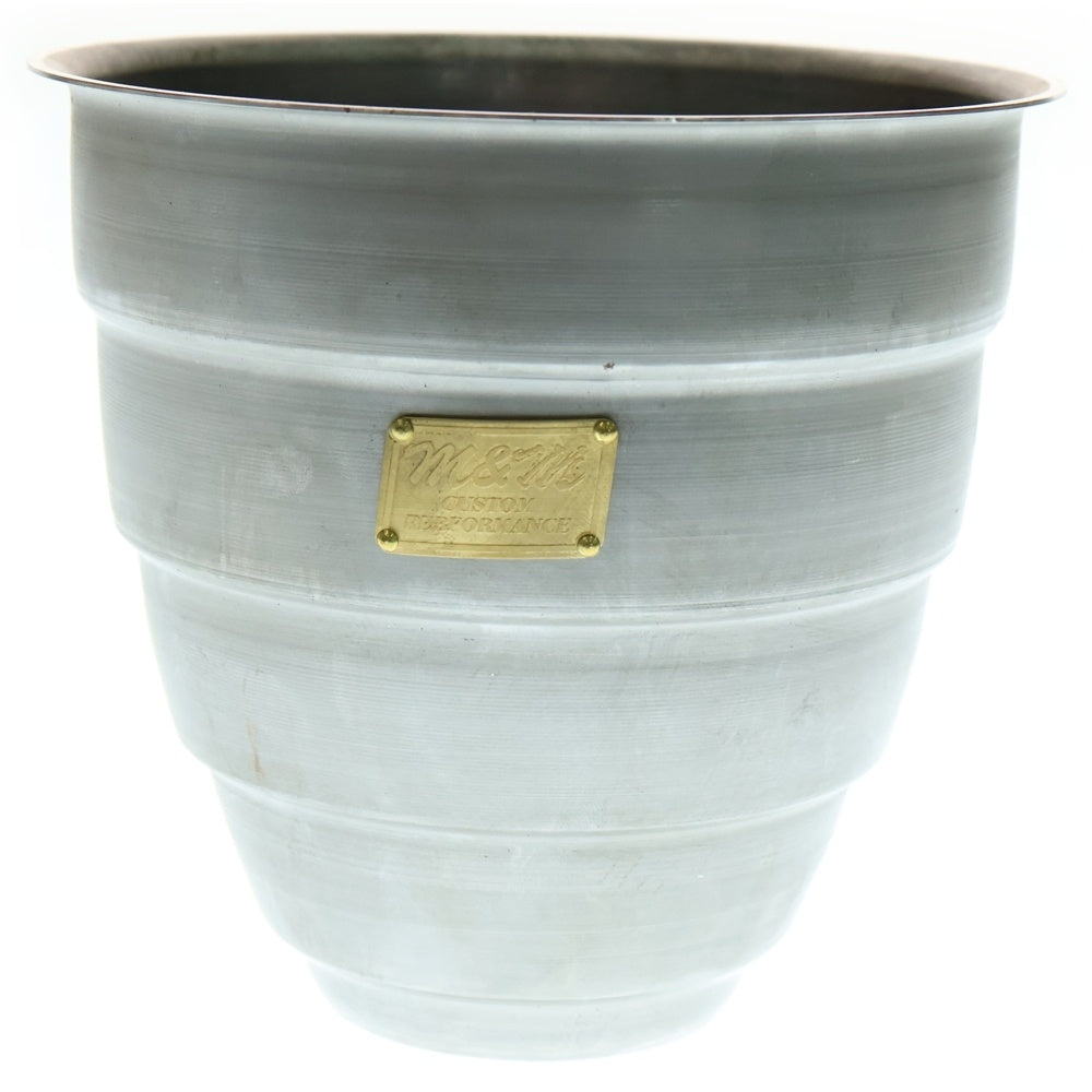 m&m(エムアンドエム) ×MASSES POT TYPE 1 - Chrysails STEEL / MEDIUM マシス クリサリス 鉄鉢 ポット シルバー