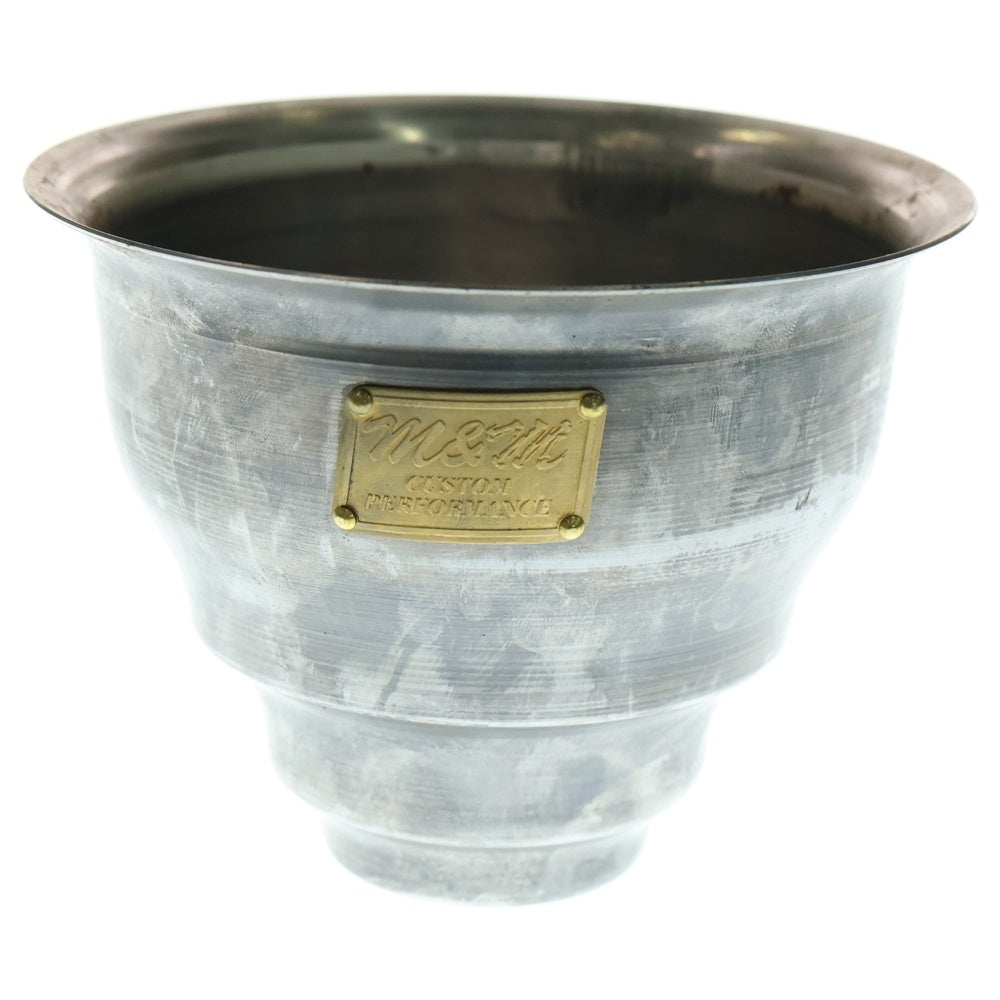 m&m(エムアンドエム) ×MASSES POT TYPE 5 - Conch STEEL / SMALL マシス コンク 鉄鉢 ポット シルバー