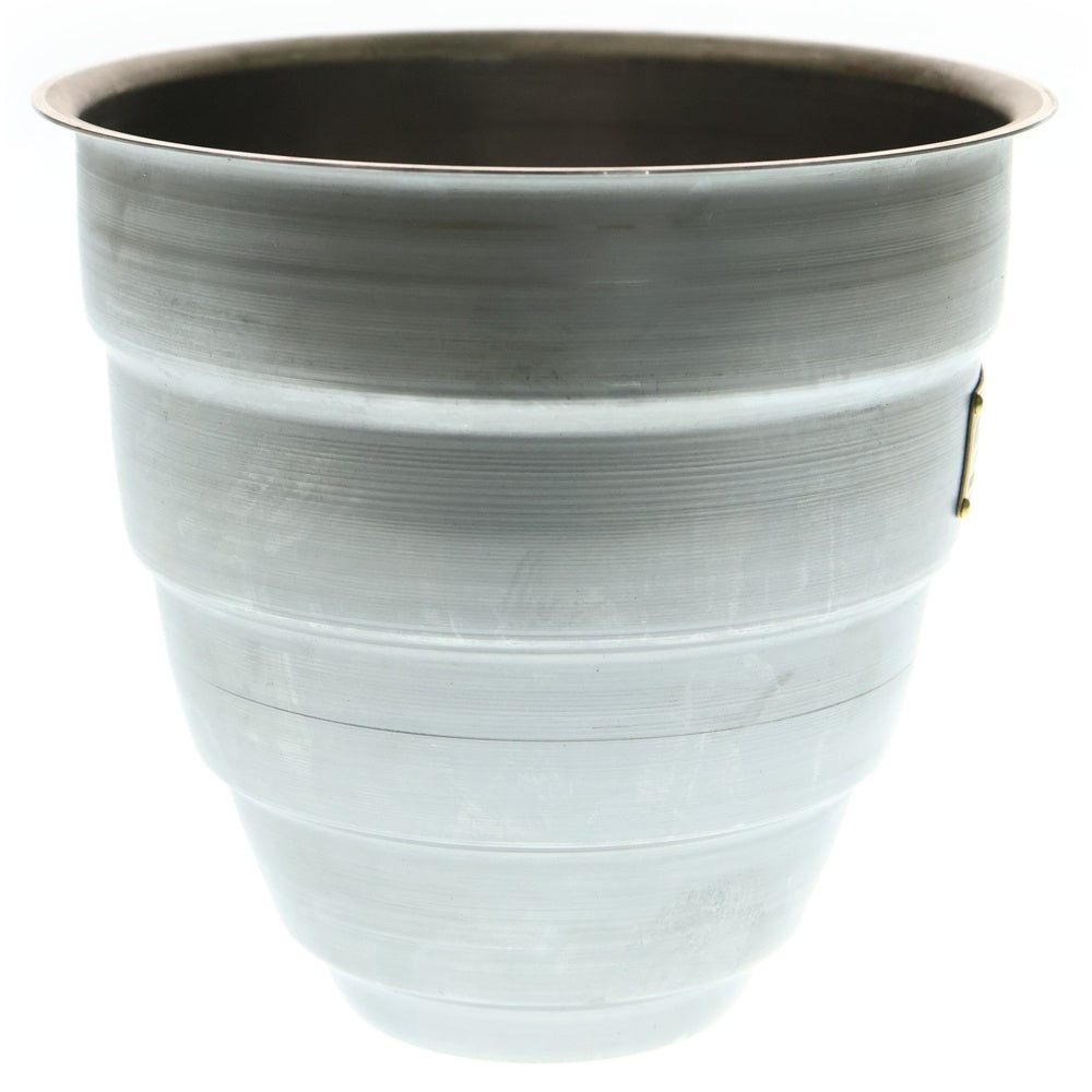 m&m(エムアンドエム) ×MASSES POT TYPE 1 - Chrysails STEEL / MEDIUM マシス クリサリス 鉄鉢 ポット シルバー