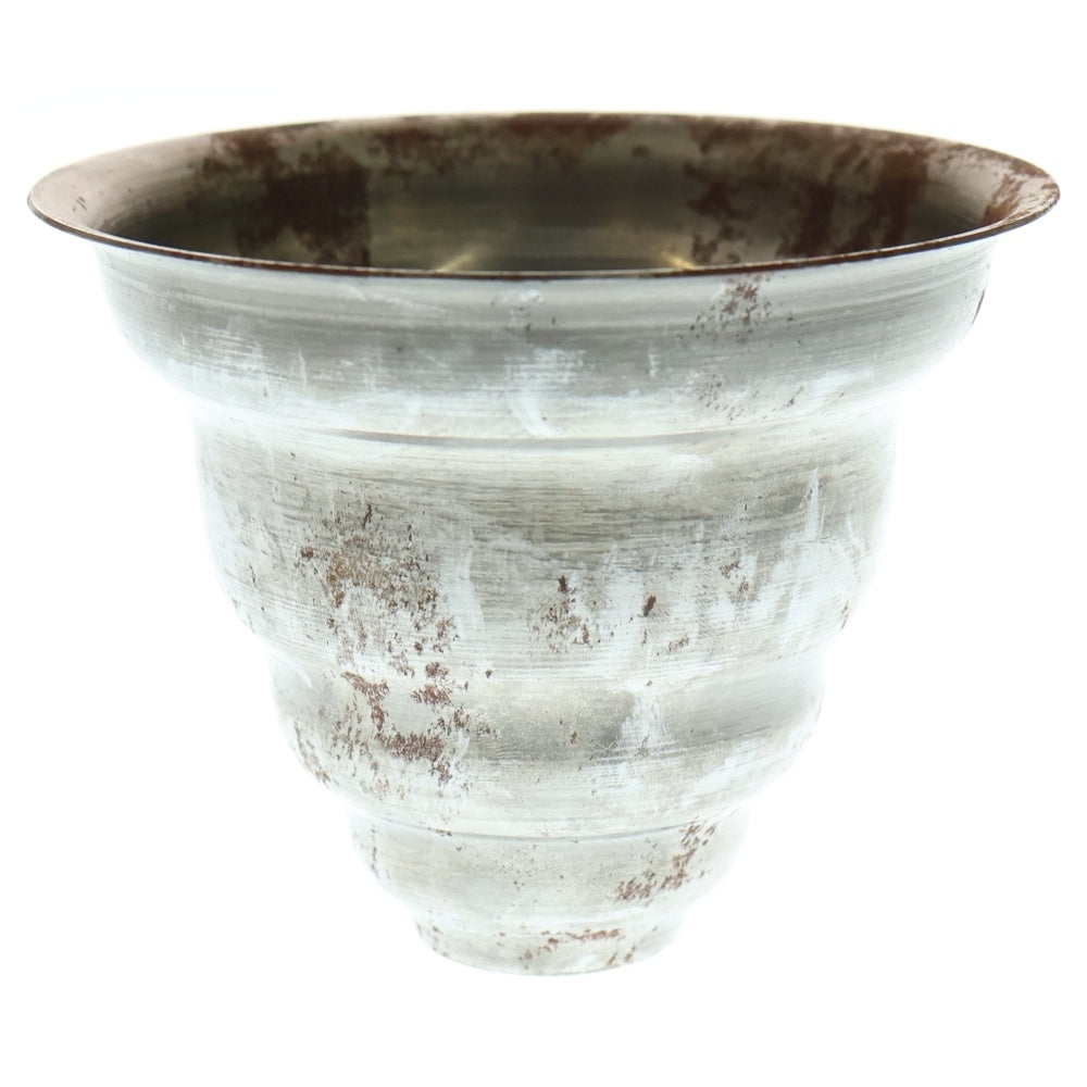 m&m(エムアンドエム) ×MASSES POT TYPE 6 - Bibendum STEEL / SMALL マシス ビバンダム 鉄鉢 ポット シルバー