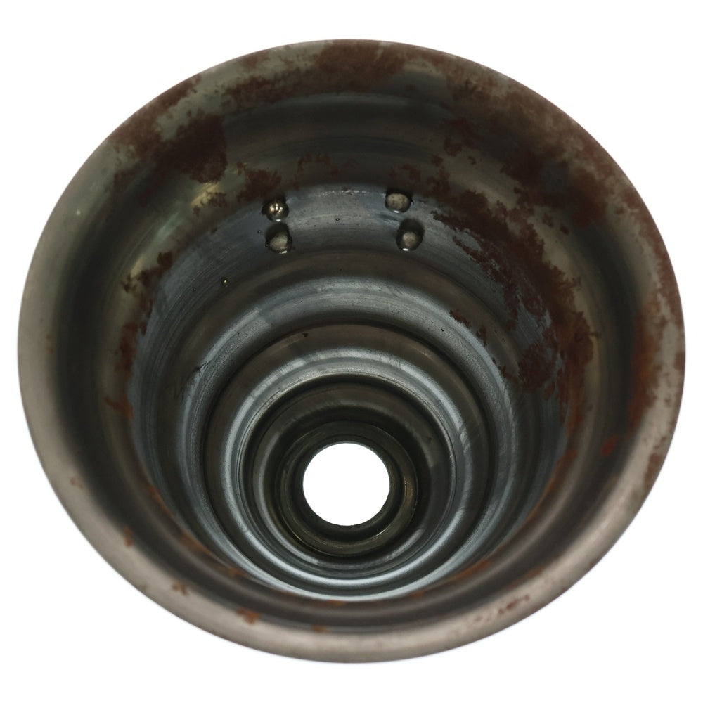 m&m(エムアンドエム) ×MASSES POT TYPE 6 - Bibendum STEEL / SMALL マシス ビバンダム 鉄鉢 ポット シルバー