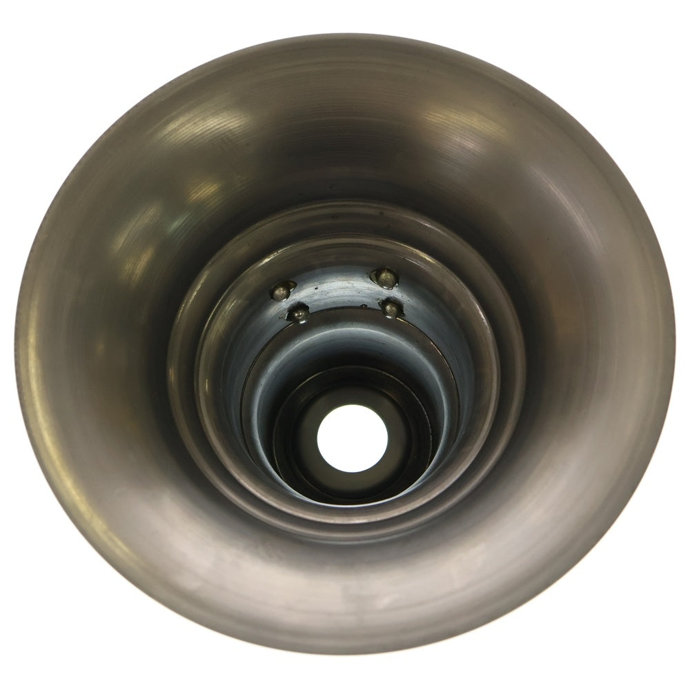 m&m(エムアンドエム) ×MASSES POT TYPE 2 - Shade STEEL / SMALL マシス シェード 鉄鉢 ポット シルバー