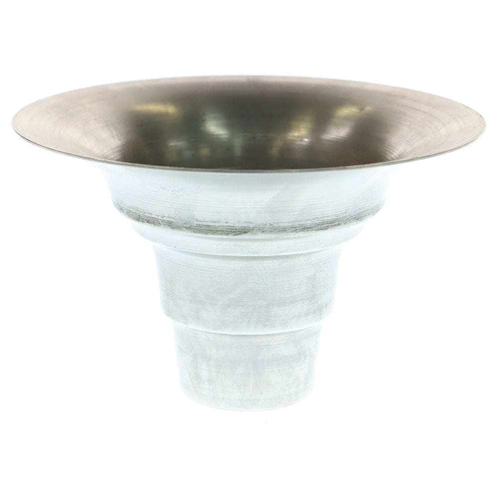 m&m(エムアンドエム) ×MASSES POT TYPE 2 - Shade STEEL / SMALL マシス シェード 鉄鉢 ポット シルバー