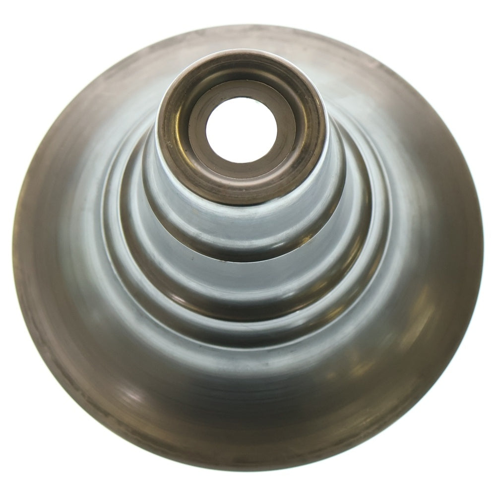 m&m(エムアンドエム) ×MASSES POT TYPE 2 - Shade STEEL / SMALL マシス シェード 鉄鉢 ポット シルバー