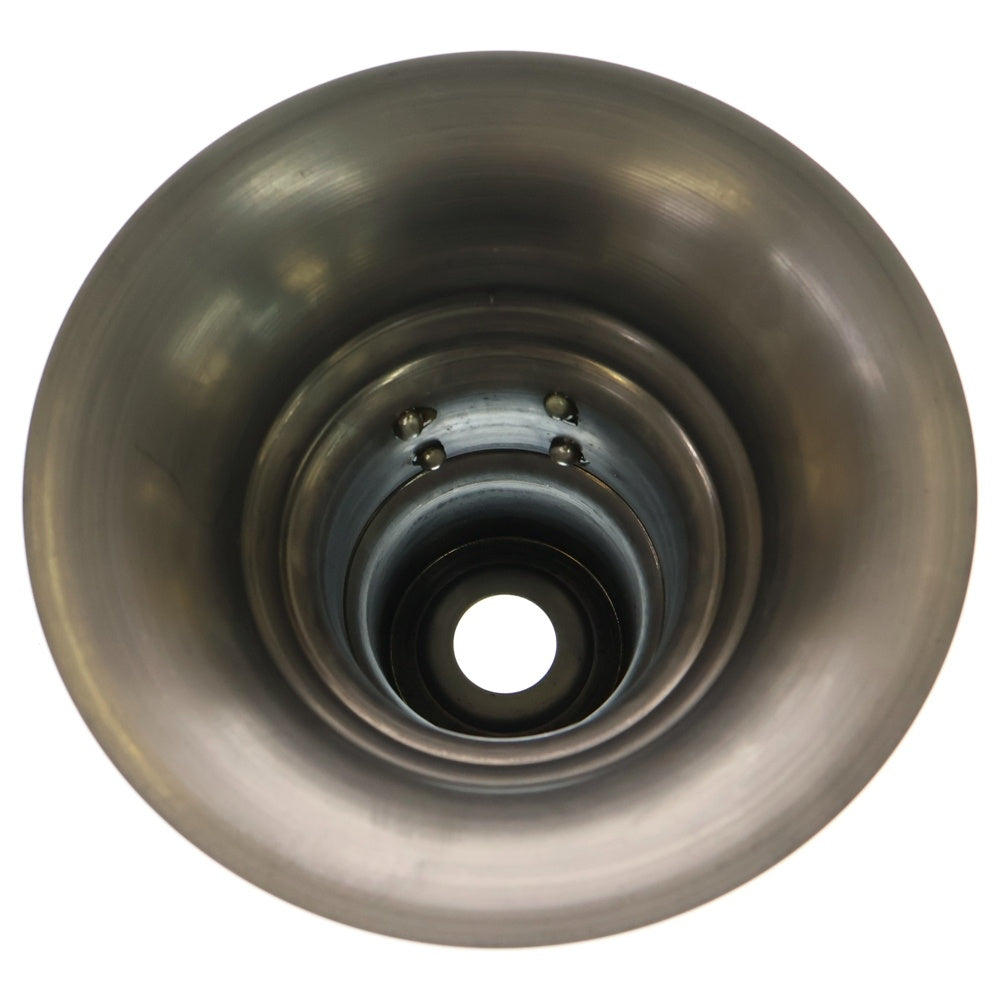 m&m(エムアンドエム) ×MASSES POT TYPE 2 - Shade STEEL / SMALL マシス シェード 鉄鉢 ポット シルバー