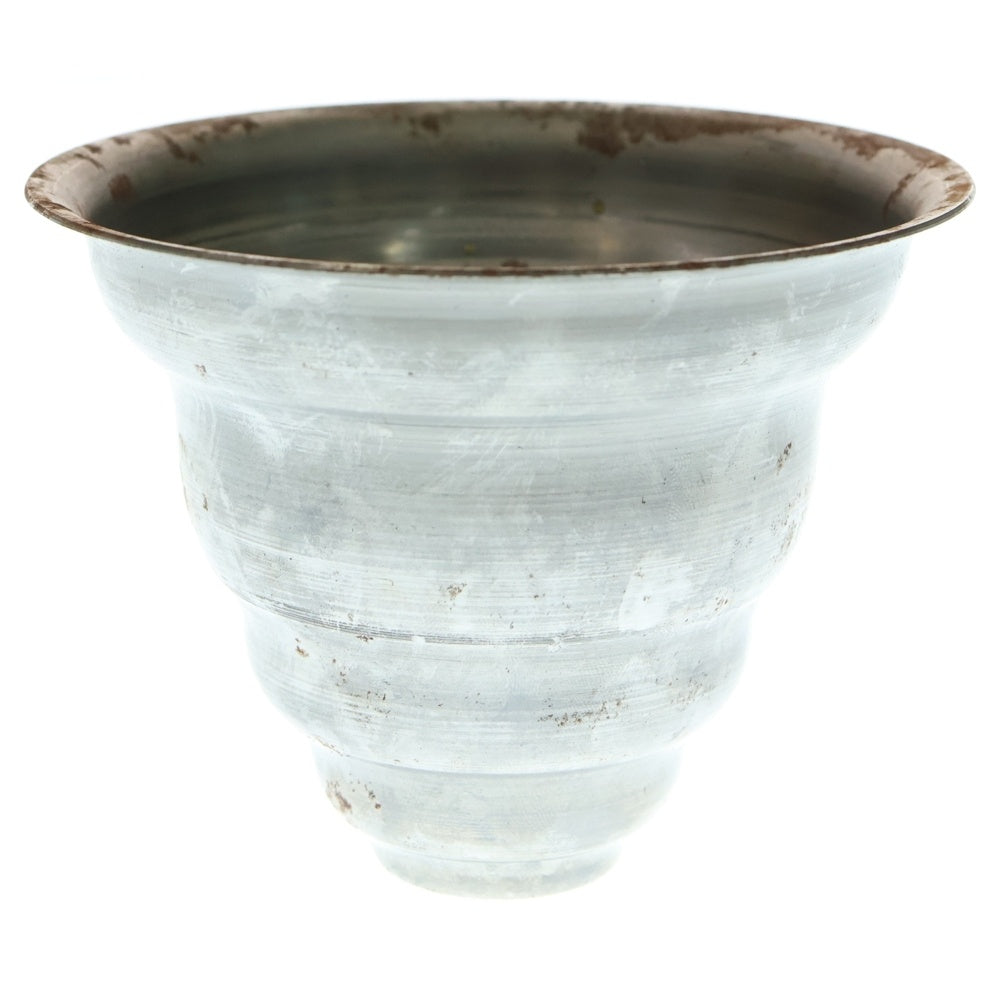 m&m(エムアンドエム) ×MASSES POT TYPE 6 - Bibendum STEEL / SMALL マシス ビバンダム 鉄鉢 ポット シルバー