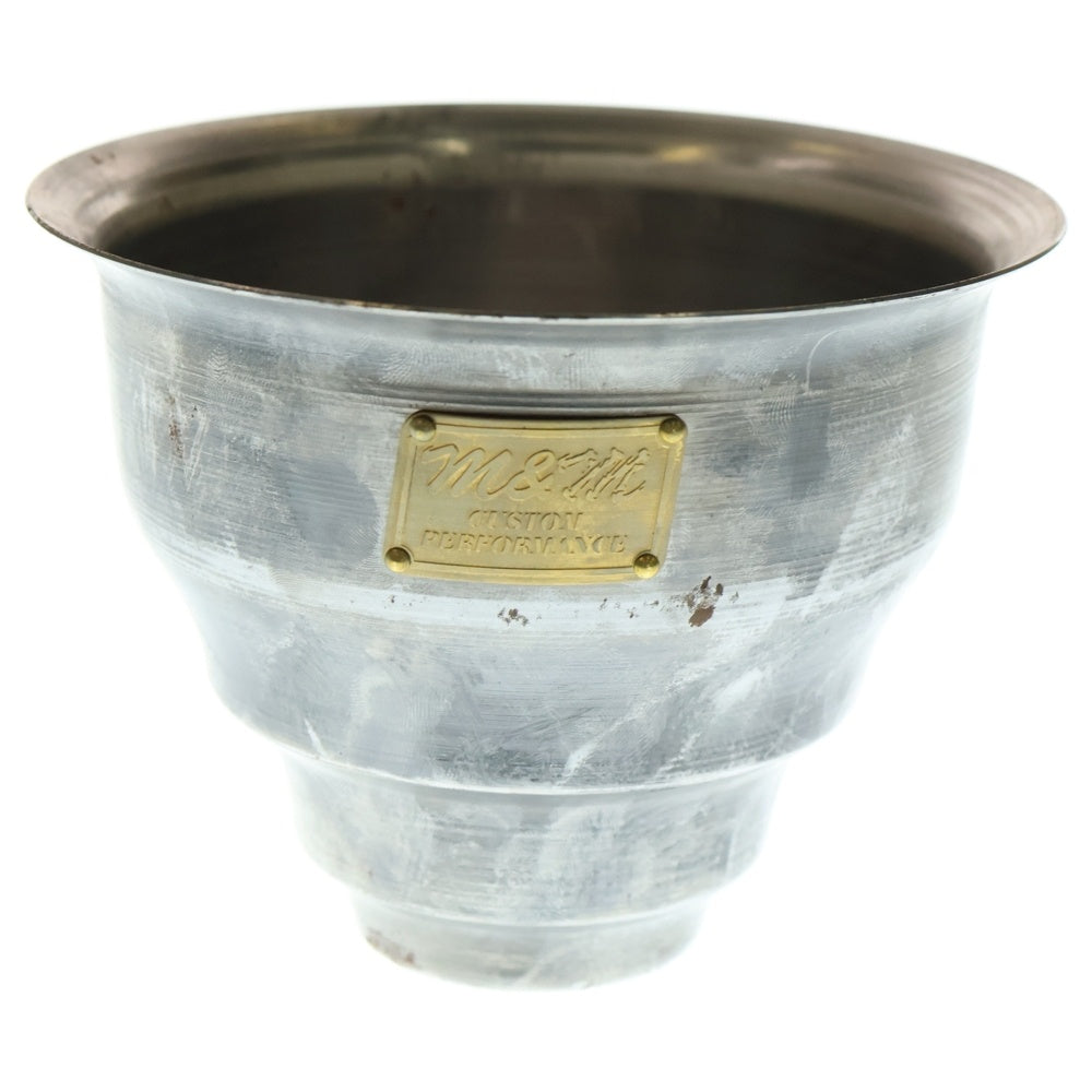 m&m(エムアンドエム) ×MASSES POT TYPE 5 - Conch STEEL / SMALL マシス コンク 鉄鉢 ポット シルバー