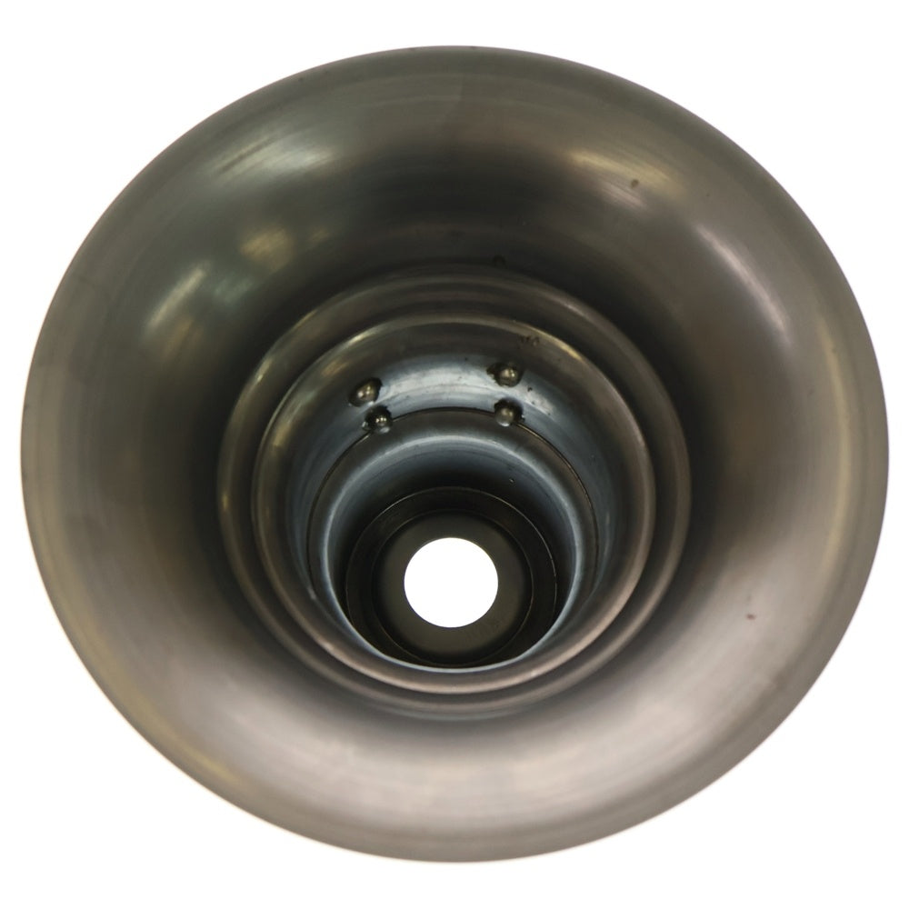 m&m(エムアンドエム) ×MASSES POT TYPE 2 - Shade STEEL / SMALL マシス シェード 鉄鉢 ポット シルバー