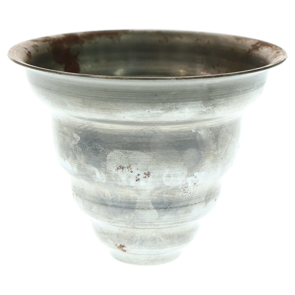 m&m(エムアンドエム) ×MASSES POT TYPE 6 - Bibendum STEEL / SMALL マシス ビバンダム 鉄鉢 ポット シルバー