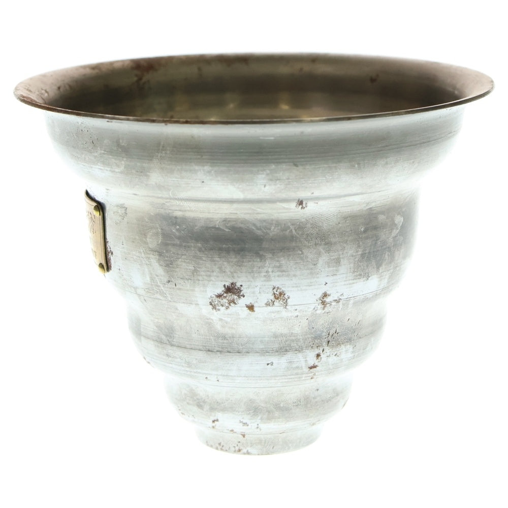 m&m(エムアンドエム) ×MASSES POT TYPE 6 - Bibendum STEEL / SMALL マシス ビバンダム 鉄鉢 ポット シルバー